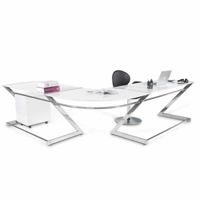 Bureau design Steel Achat / Vente bureau Bureau design Steel Cdiscount