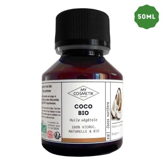 Huile de coco BIO - 50 ml - Achat / Vente hydratant corps Huile de coco BIO - 50 ml - Achat / Vente hydratant corps