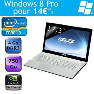 ORDINATEUR PORTABLE Asus X75VD-TY087V ORDINATEUR PORTABLE Asus X75VD-TY087V