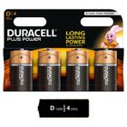  Duracell - Pile Alcaline - Dx4 Plus Power (LR20)