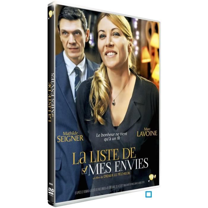 La Liste De Mes Envies Film DVD La liste de mes envies