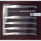 COUTEAU DE CUISINE  Coffret 6 Couteaux Laguiole ACIDULE Gris