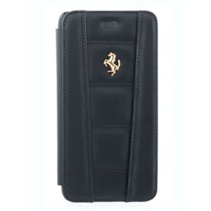 Ferrari étui Folio cuir noir pour APPLE IPHONE 6+/6S+