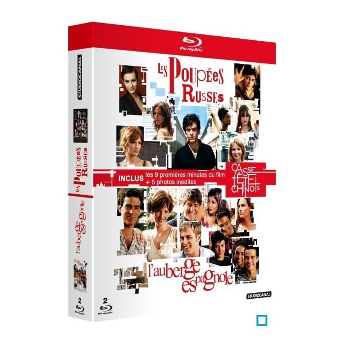 Coffret BD Auberge espagnoles / Les poupées russes en blu ray film