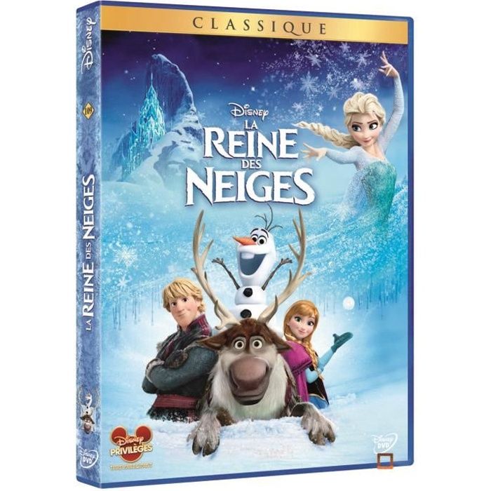 DVD LA REINE DES NEIGES Disney en dvd dessin animé pas cher