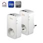 COURANT PORTEUR - CPL Lea NetSocket200 Nano Pack de 2