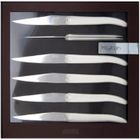 COUTEAU DE CUISINE  Coffret 6 Couteaux Laguiole ACIDULE Blanc