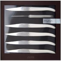 COUTEAU DE CUISINE  Coffret 6 Couteaux Laguiole INTUITION Blanc