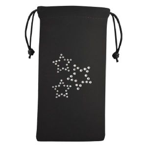 SWAROVSKI Etui Universel Smartphone 3 Etoiles Strass - Noir