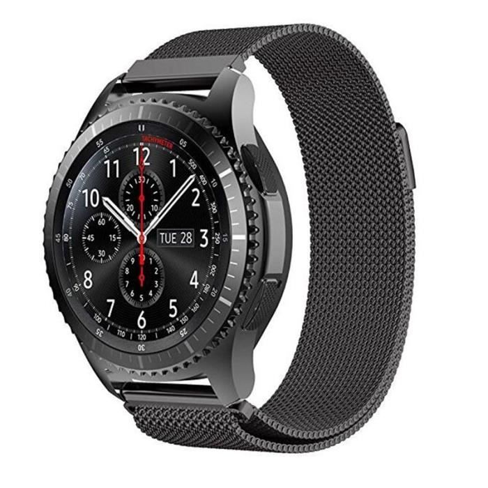 Samsung Gear S3 Frontier Band Acier Inoxydable Bracelet avec le Fermoir ...