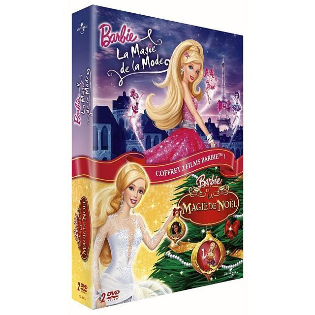 DVD Barbie la magie de la mode ; la magie de Noël en dvd dessin animé