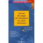 SCIENCES / TECH / MEDECINE Carnet de stage de l'etudiant en soins infirmiers