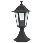 BALISE - BORNE SOLAIRE  Borne 6 FACES Noire E27 60W