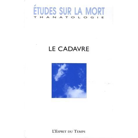 Revue Etudes Sur La Mort T.129; études sur la m  Achat / Vente