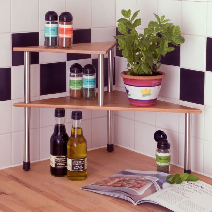 etagère de cuisine bambou - Achat / Vente meuble étagère ...