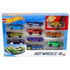  HotWheels Coffret dix voitures