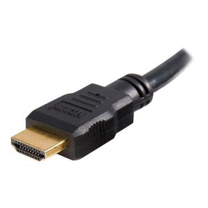STARTECH Câble HDMI haute vitesse Ultra HD 4K x 2K de 1 m - Cordon HDMI vers HDMI - M/M - Noir - Plaqués or