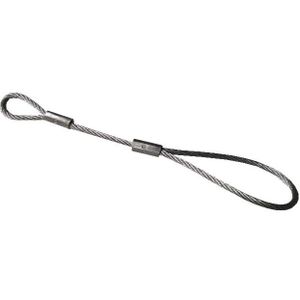 Câble Sécurité Remorque 1m Bleu - Corde De Déchirure Avec Mousqueton, Charge Rupture 250kg