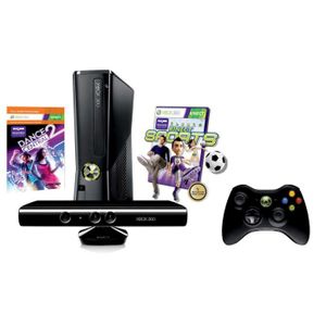 CONSOLE XBOX 360 PACK XBOX 360 250GO KINECT DC 2 + KS 1 + KA CONSOLE XBOX 360 PACK XBOX 360 250GO KINECT DC 2 + KS 1 + KA