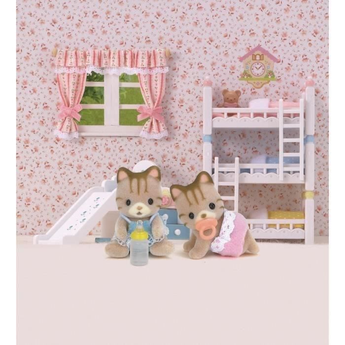 SYLVANIAN FAMILIES Jumeaux Chats tigre 5188 pas cher Achat / Vente