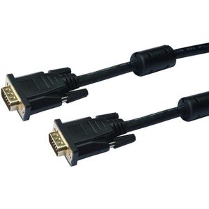 LINEAIRE Câble VGA mâle / mâle - Connecteurs dorés - 15m