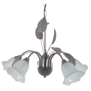 Lustre Eglantine 5 lumi?res E14 15 W Beige