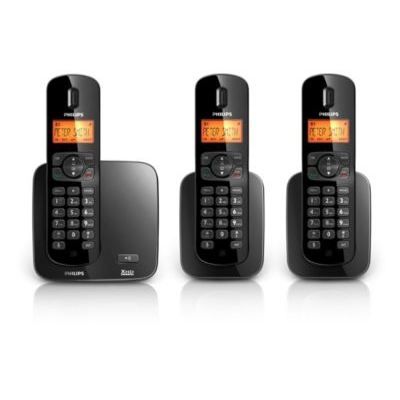 Téléphone DECT CD1703B/18 Trio noir La série CD 1000 réunit l