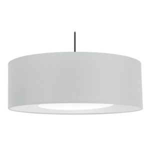 ALFENA60D Lustre - suspension, Cotton cylindre diam?tre 60 cm, réflecteur 30 cm, gris