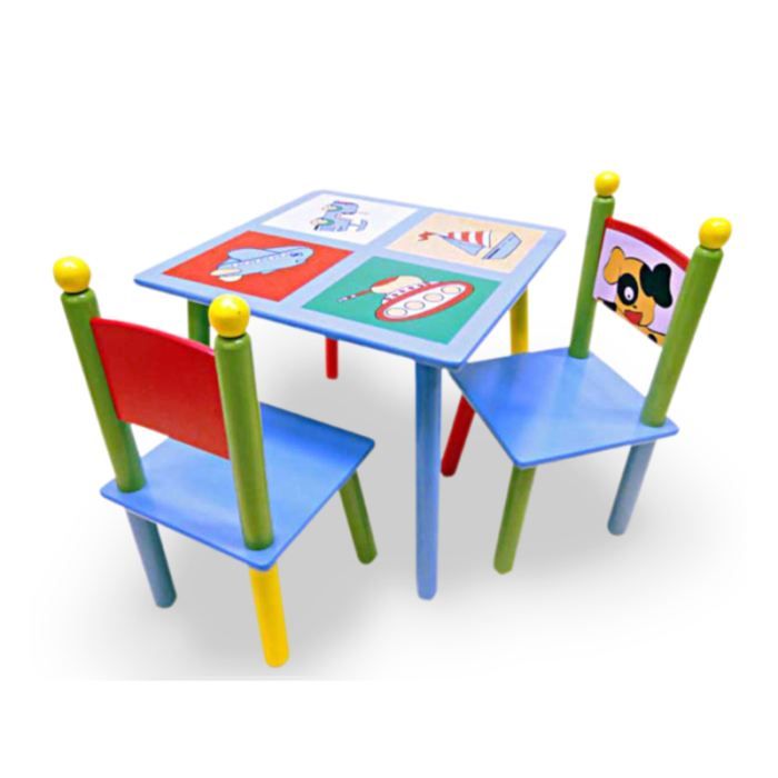 Ensemble table + 2 chaises enfant Ensemble table + 2 chaises enfant