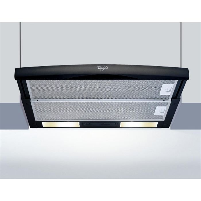 Hotte Aspirante Tiroir Noire