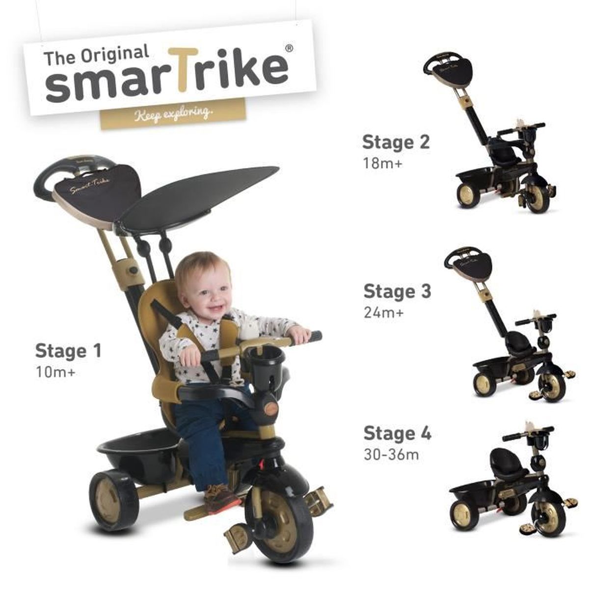 smart tricycle 4 in 1