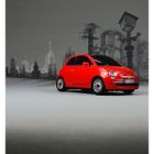 MODELE REDUIT-MAQUETTE Fiat 500 1/24 Rouge