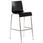  Tabouret de bar design Keith - Noir Lot de 2