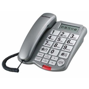 Téléphone fixe Téléphone filaire grandes touches Techwood - Re…