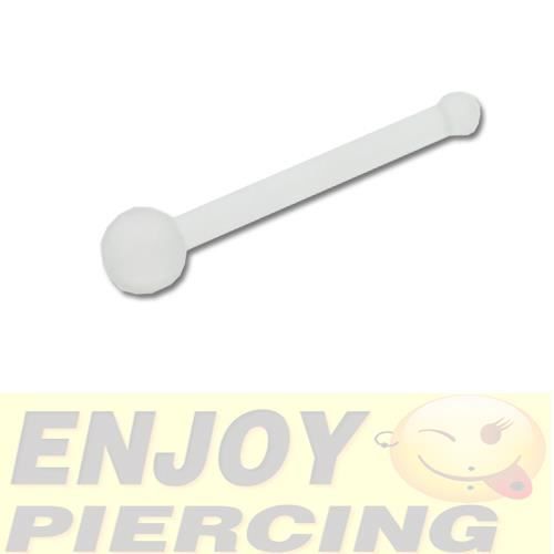48 Pièces Retainers Piercing Bioflex Transparent - Invisible Pour IRM, Opération | Nez, Labret, Oreille, Langue