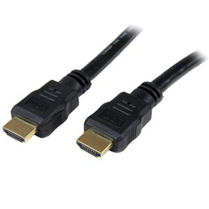 STARTECH Câble HDMI haute vitesse Ultra HD 4K x 2K de 2 m - Cordon HDMI vers HDMI - M/M - Noir - Plaqués or