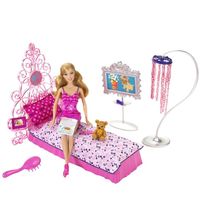 MAISON-ACCESSOIRE MAISON POUPEE Barbie Chambre Rose + Summer + Accessoires