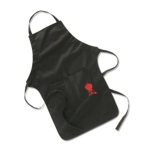 WEBER Tablier avec sangle ajustable - Noir