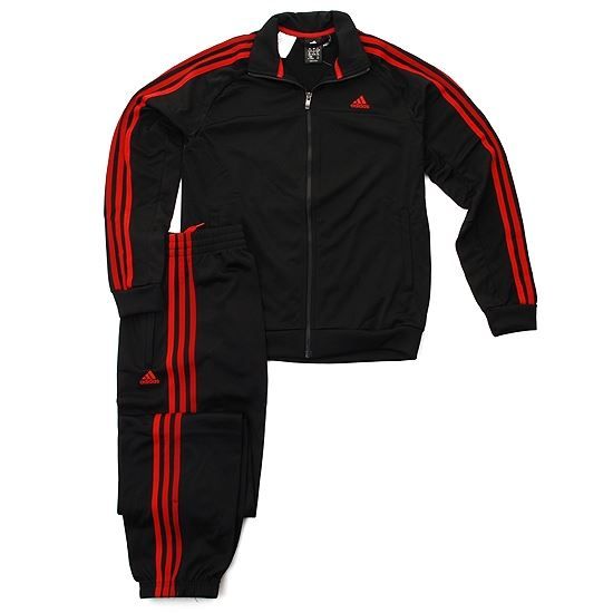 survetement adidas rouge et noir