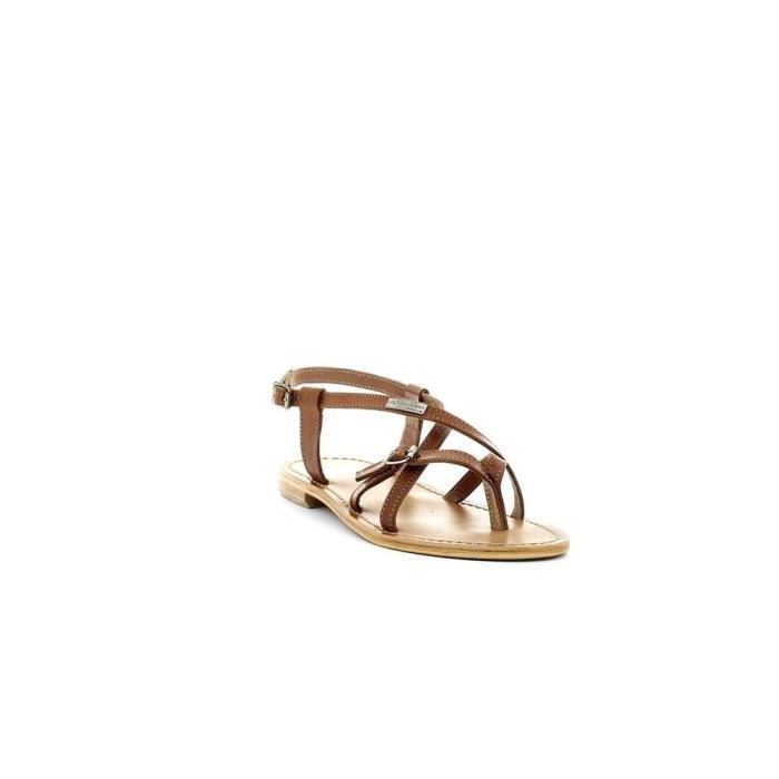 Sandales Hiboux Tan Les trop&eacute;ziennes par M. Belarbi Camel Achat
