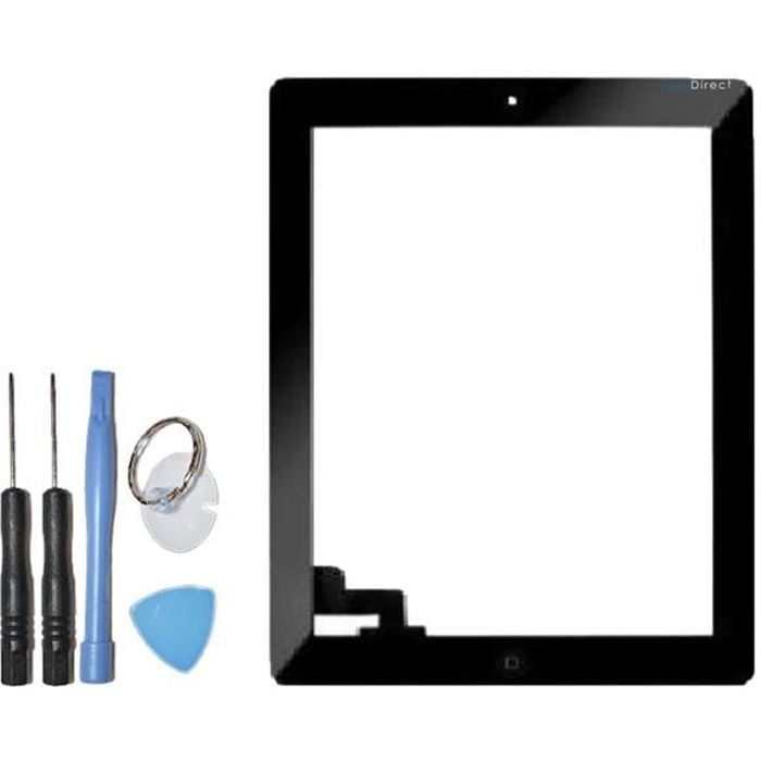 Vitre ecran tactile iPad 2noir bouton et adhésif Achat Vente Ecran