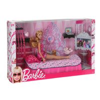 MAISON-ACCESSOIRE MAISON POUPEE Barbie Chambre Rose + Summer + Accessoires