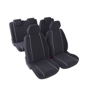 DBS Magda Jeu Complet de Housses Universelles en Polyester Gris avec Joncs Gris Clair