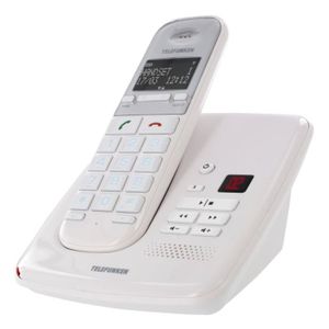 Telefunken TD 351 Pillow Solo Téléphone Sans Fil Répondeur Blanc
