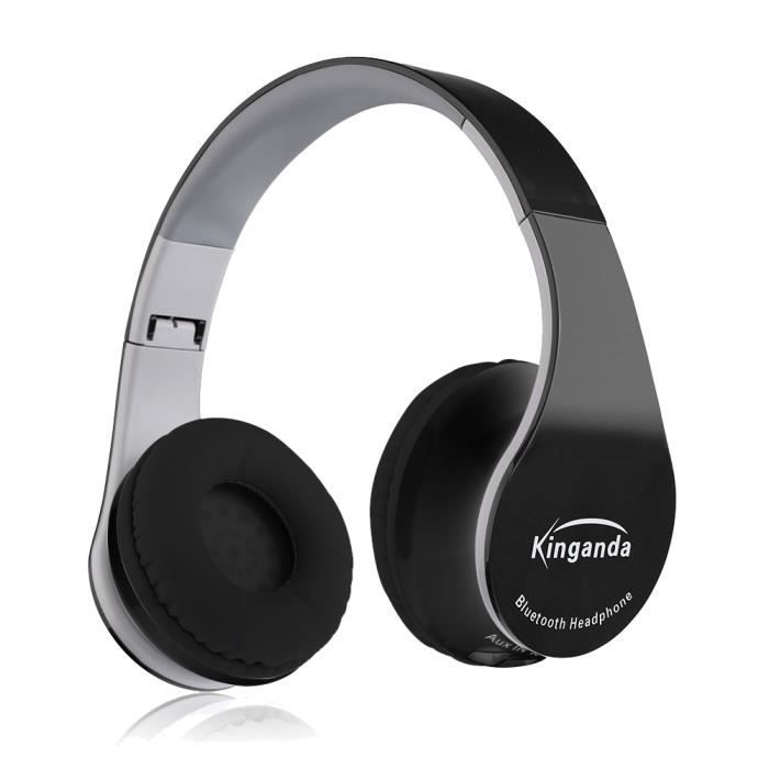 KINGANDA casque jeu PS4 casque stéréo bluetooth sans fil casque de jeu