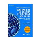 ENTREPRISE / ECONOMIE / DROIT Comptabilité de gestion et contrôle des coûts ;...