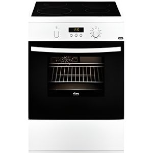 FAURE FCI6560PWA - Cuisini?re table Induction-3 foyers-9505W-Four multifonction-Pyrolyse-56L-A-L60xH85,8cm-Blanc