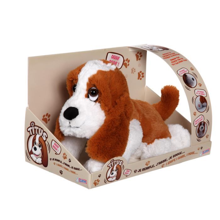 chien interactif peluche