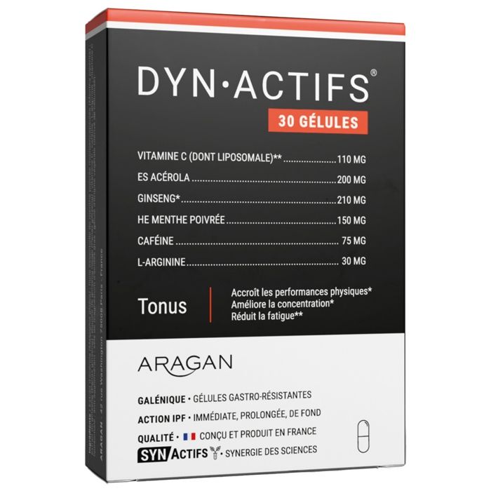 SYNACTIFS Dynactifs - 30 gélules - Achat / Vente tonus SYNACTIFS Dynactifs - 30 gélules - Achat / Vente tonus