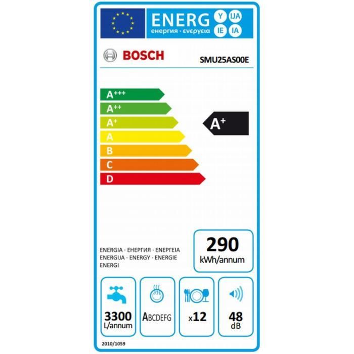BOSCH Silence plus lavevaisselle SMU25AS00E Lave va Electroménager